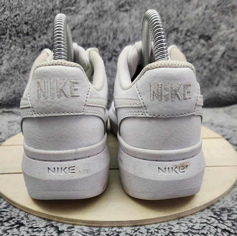 Nike Court Vision Alta Triple White Shoes Women's Size 7.5 - Picture 7 of 9